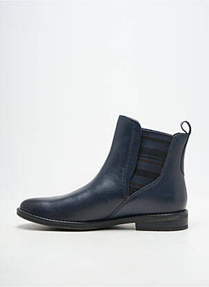Botine/ghete material neted toc plat până la 3 cm albastru MARCO TOZZI femeie