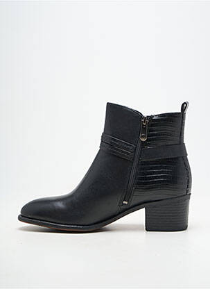 Botine/ghete material neted toc de 4 la 6 cm negru MARCO TOZZI femeie