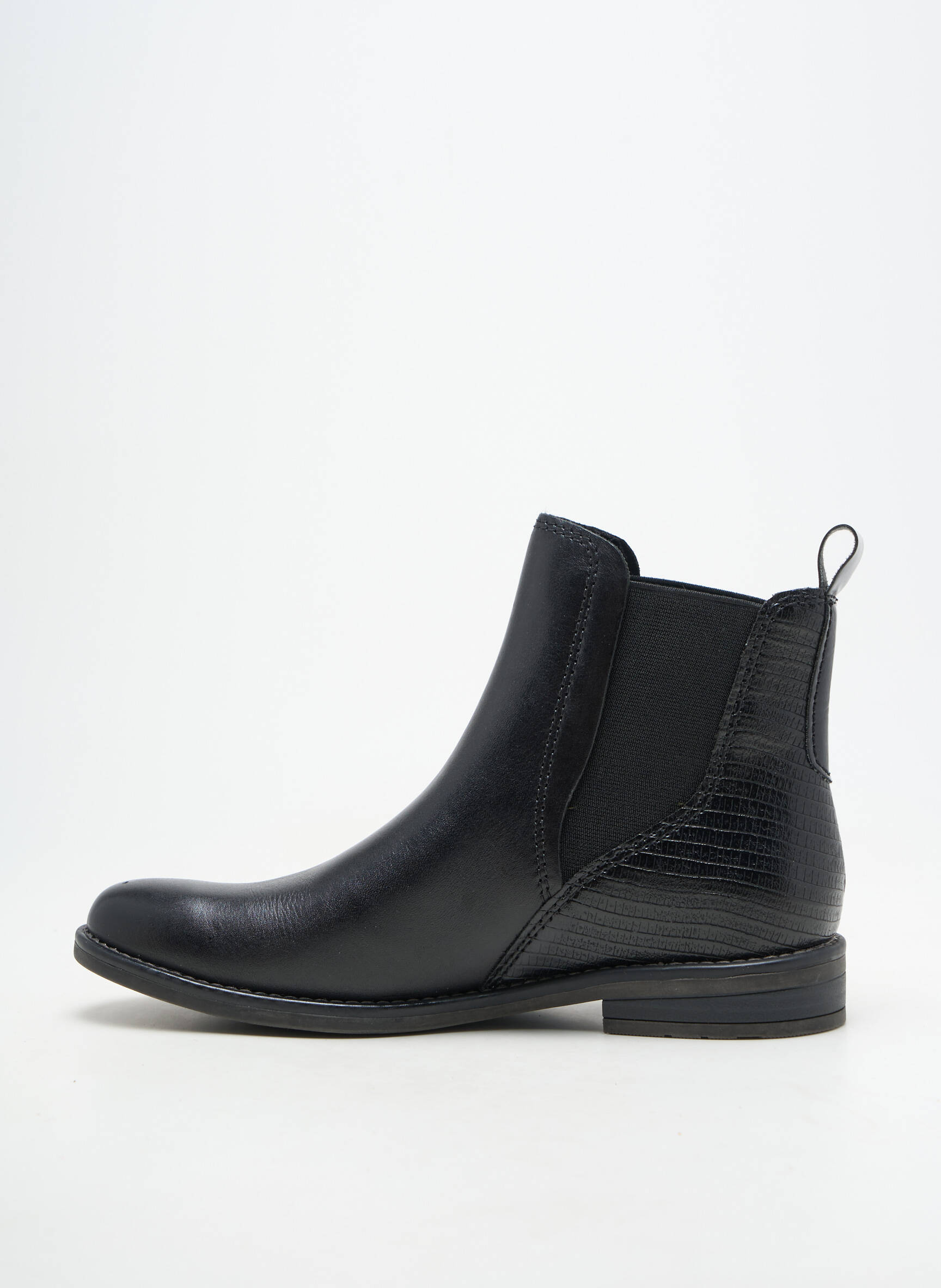Botine/ghete material neted toc plat până la 3 cm negru MARCO TOZZI femeie