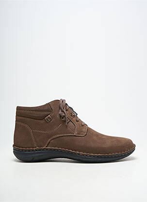 Botine/ghete material neted vârf rotund maro JOSEF SEIBEL bărbat