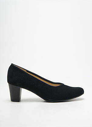 Pantofi cu toc toc de 4 la 6 cm negru ARTIKA SOFT femeie