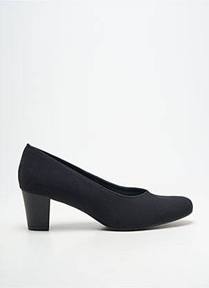 Pantofi cu toc cubanez toc de 4 la 6 cm negru ARTIKA SOFT femeie