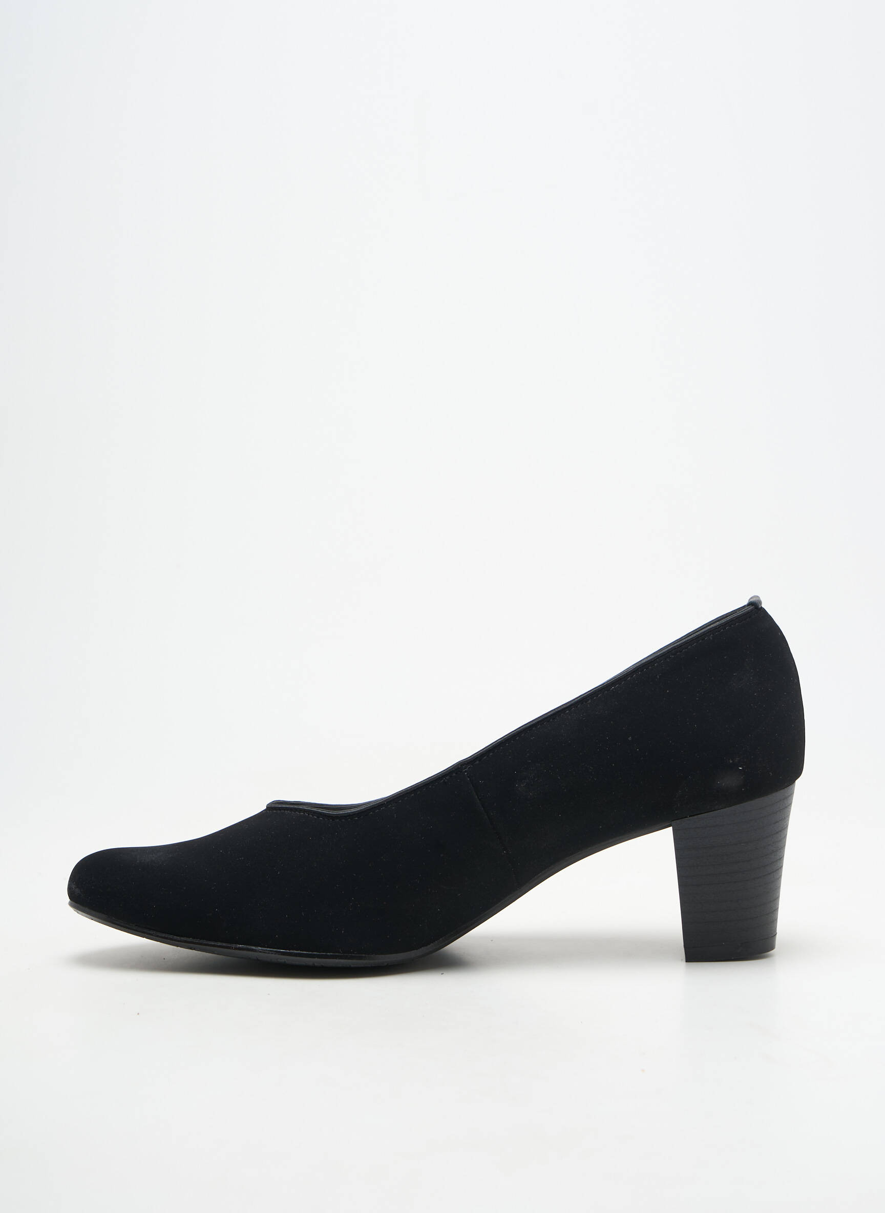 Pantofi cu toc toc de 4 la 6 cm negru ARTIKA SOFT femeie