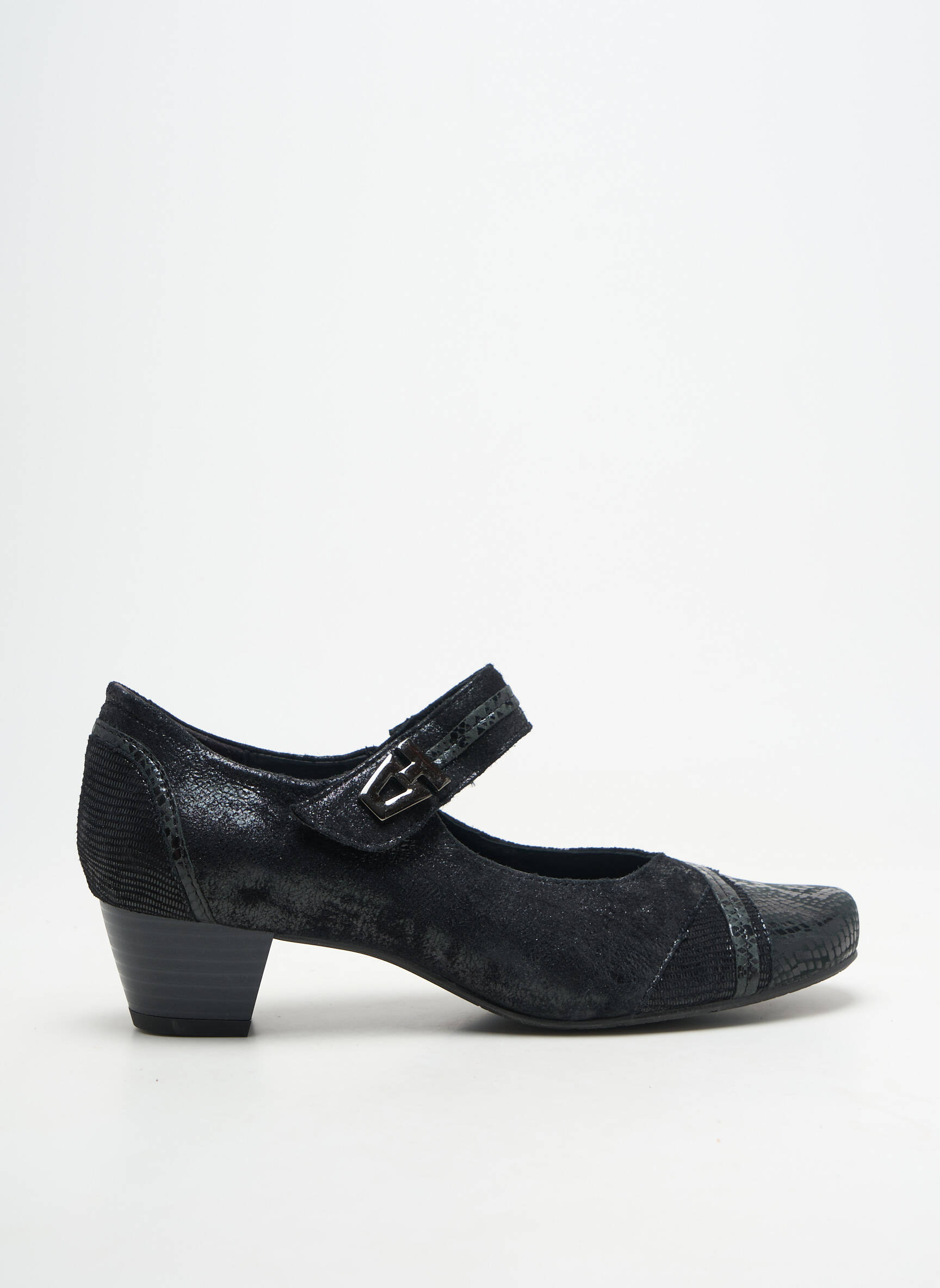 Pantofi cu toc toc de 4 la 6 cm negru ARTIKA SOFT femeie