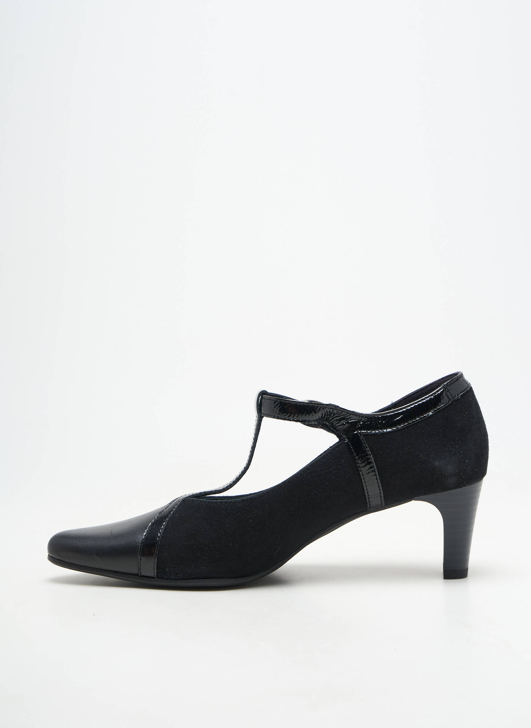 Pantofi cu toc închidere cu buclă(e) toc de 4 la 6 cm negru ARTIKA SOFT femeie