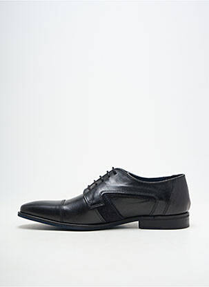 Mocasini material neted toc mic negru REDSKINS bărbat