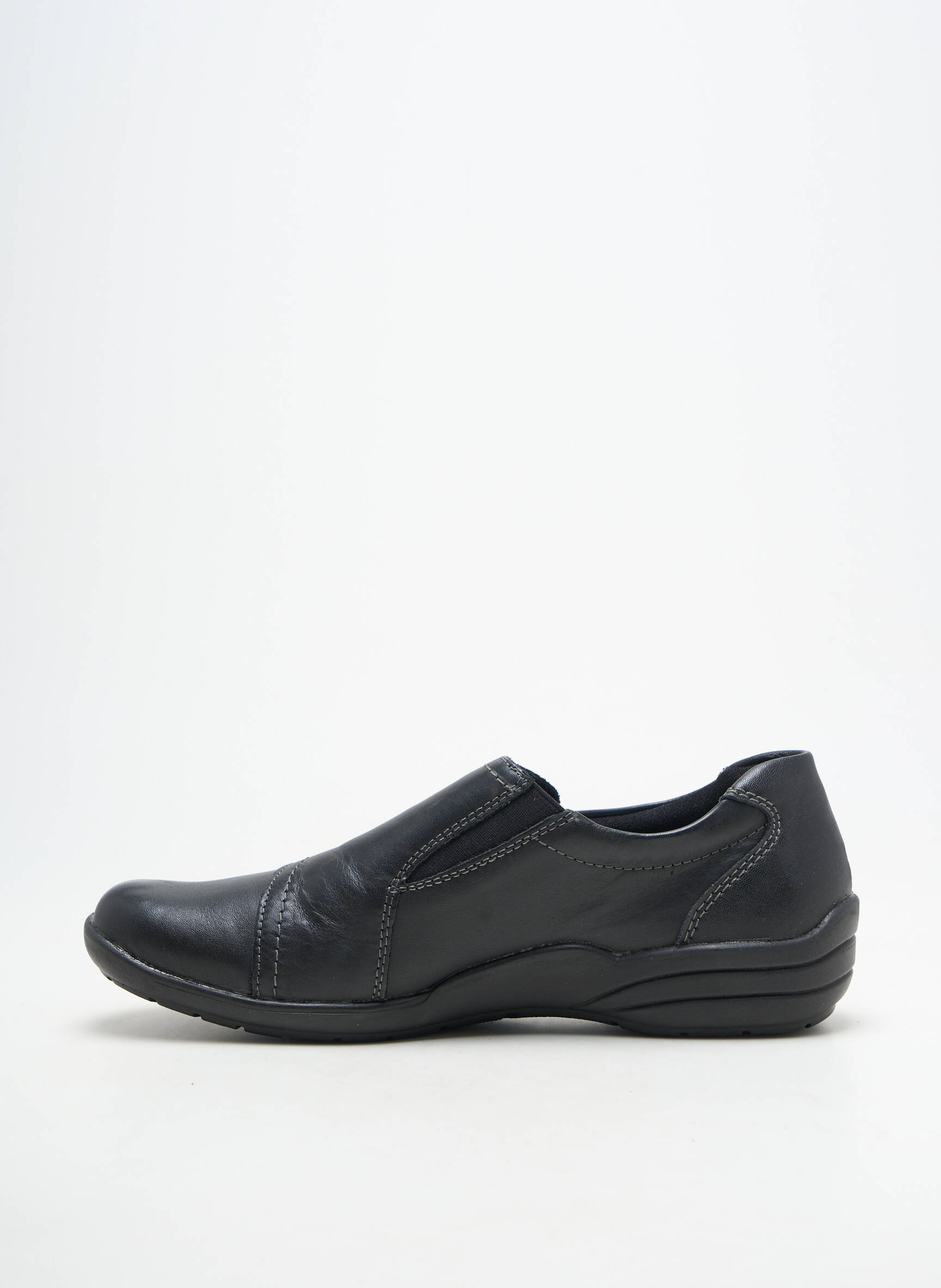 Adidași închidere elastică toc plat până la 3 cm negru REMONTE femeie