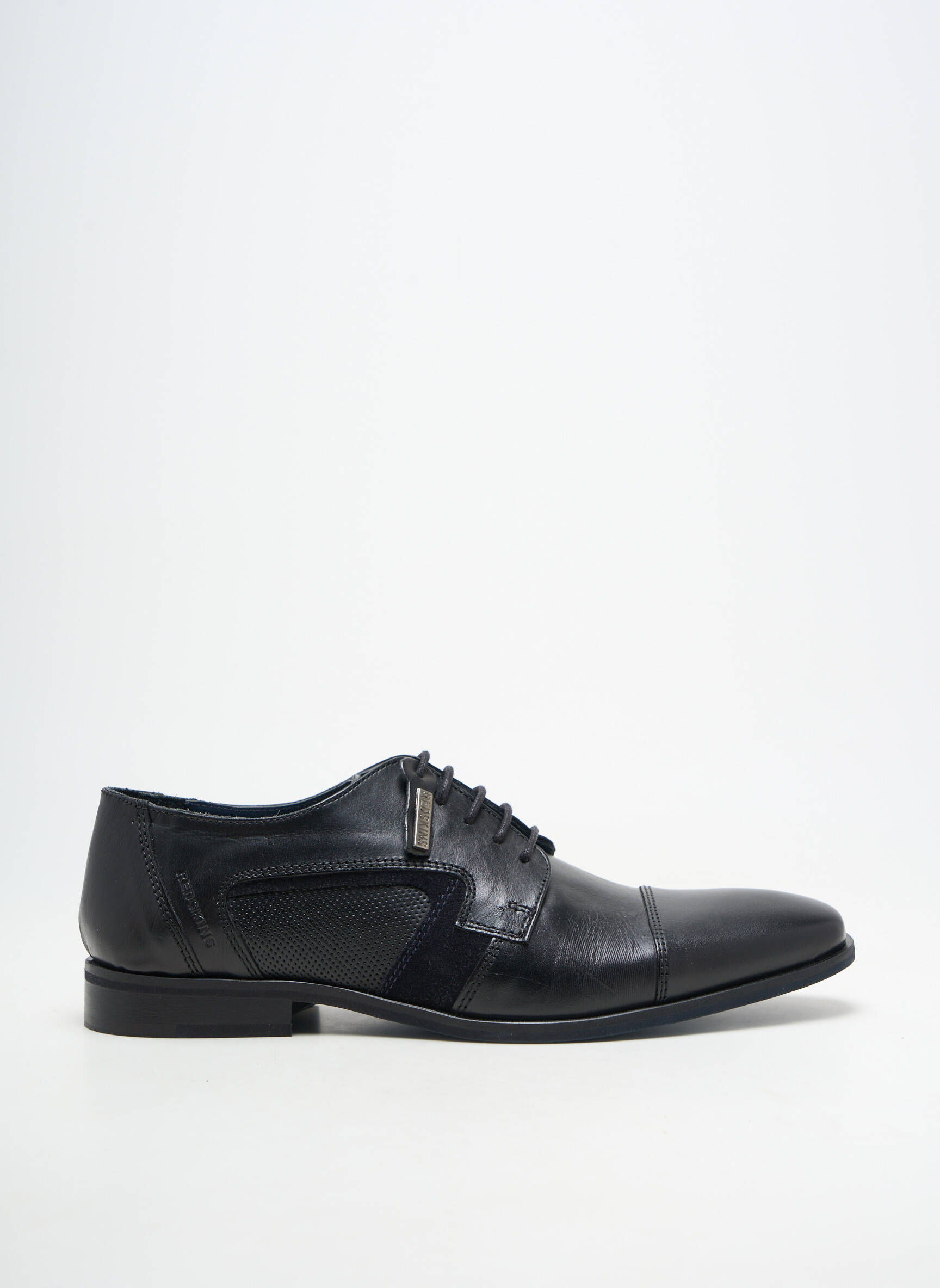 Mocasini material neted toc mic negru REDSKINS bărbat