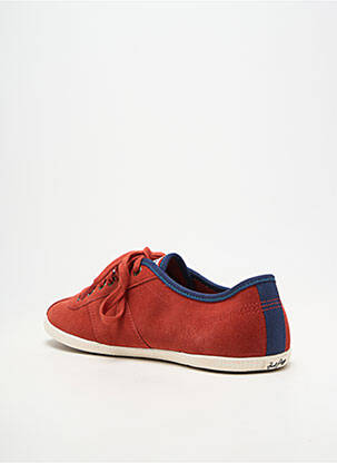 Adidași vârf rotund vârf rotund roșu FRED PERRY bărbat