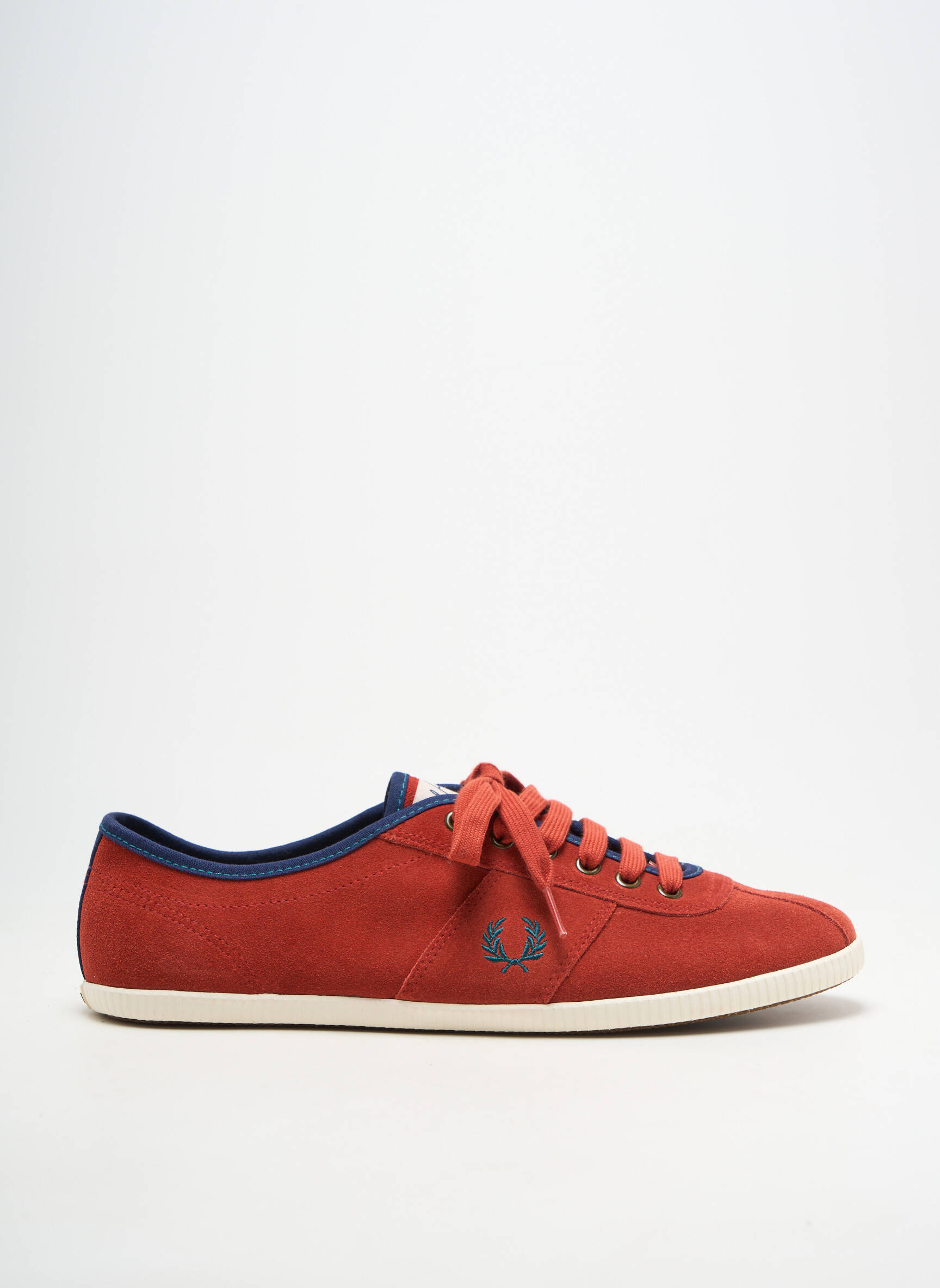 Adidași vârf rotund vârf rotund roșu FRED PERRY bărbat
