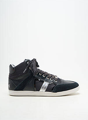 Adidași material neted toc plat până la 3 cm negru REDSKINS femeie