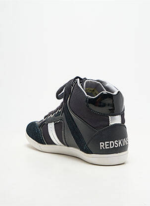 Adidași material neted toc plat până la 3 cm negru REDSKINS femeie