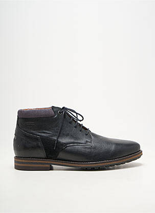 Botine/ghete material neted vârf rotund negru LE FORMIER bărbat