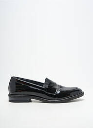 Mocasini material neted toc plat până la 3 cm negru MYMA femeie