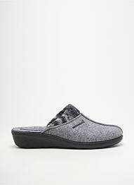 Papuci/pantofi de casă vârf rotund toc plat până la 3 cm gri ROMIKA femeie