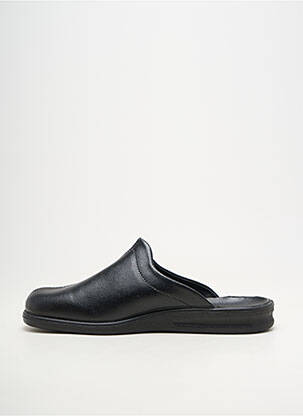 Papuci/pantofi de casă vârf rotund vârf rotund negru ROMIKA bărbat