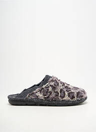 Papuci/pantofi de casă vârf rotund toc plat până la 3 cm gri ROMIKA femeie