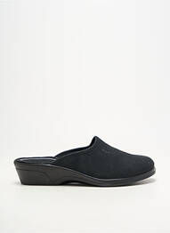 Papuci/pantofi de casă vârf rotund toc plat până la 3 cm negru ROMIKA femeie