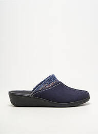 Papuci/pantofi de casă vârf rotund toc plat până la 3 cm albastru WESTLAND femeie