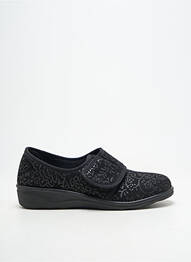 Papuci/pantofi de casă închidere cu arici toc plat până la 3 cm negru WESTLAND femeie