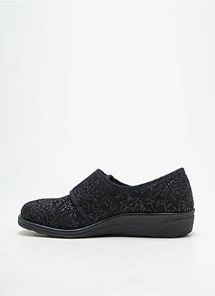 Papuci/pantofi de casă închidere cu arici toc plat până la 3 cm negru WESTLAND femeie