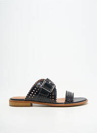 Mulete/saboți material neted toc plat până la 3 cm negru EMILIE KARSTON femeie