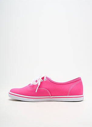 Adidași vârf rotund toc plat până la 3 cm roz VANS femeie
