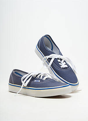 Adidași vârf rotund toc plat până la 3 cm albastru VANS femeie