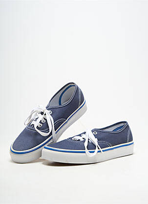 Adidași vârf rotund toc plat până la 3 cm albastru VANS femeie