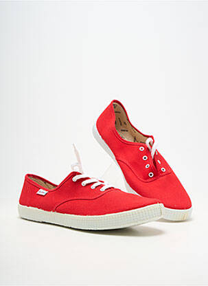 Adidași vârf rotund vârf rotund roșu VICTORIA unisex