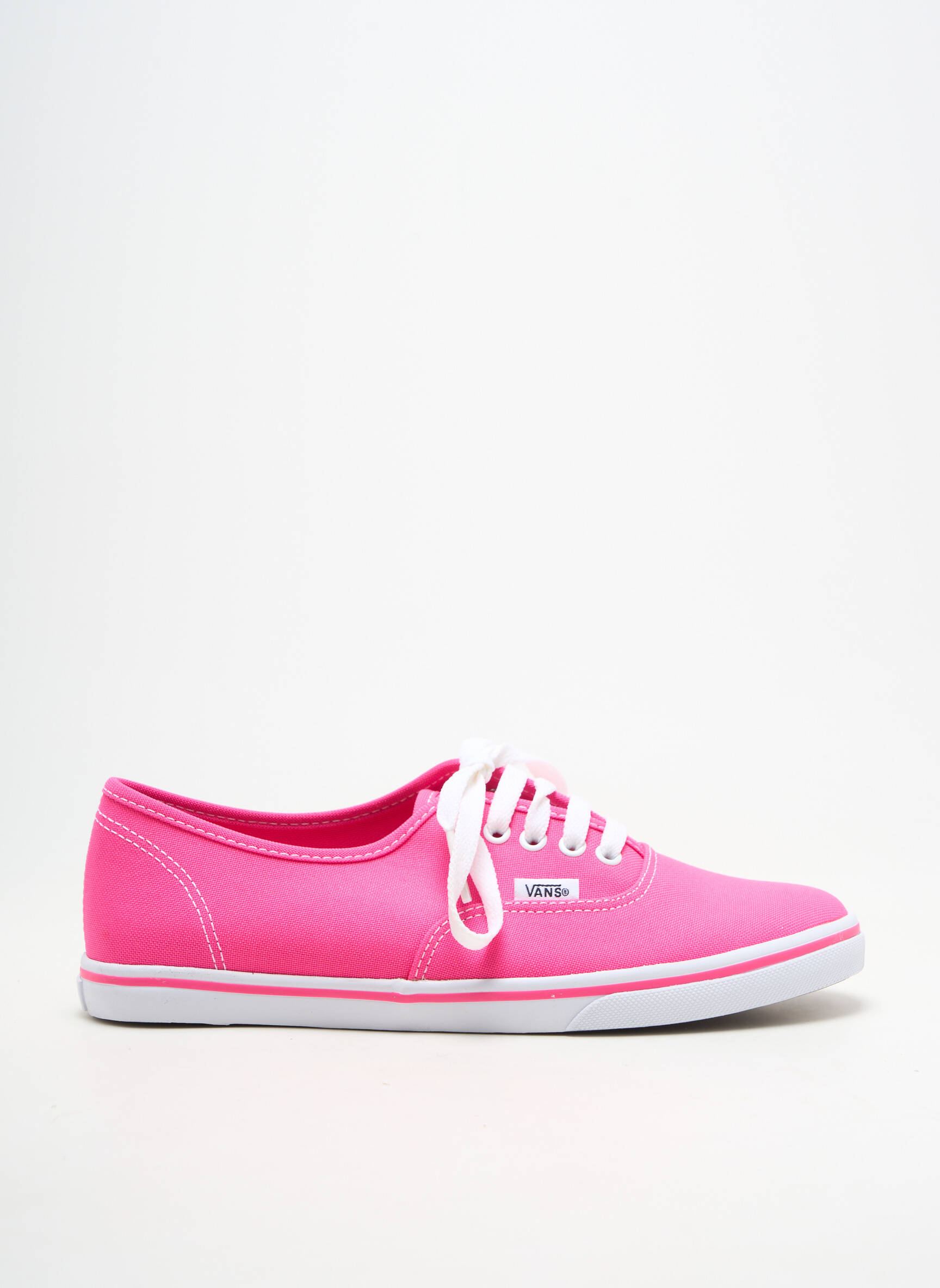 Adidași vârf rotund toc plat până la 3 cm roz VANS femeie