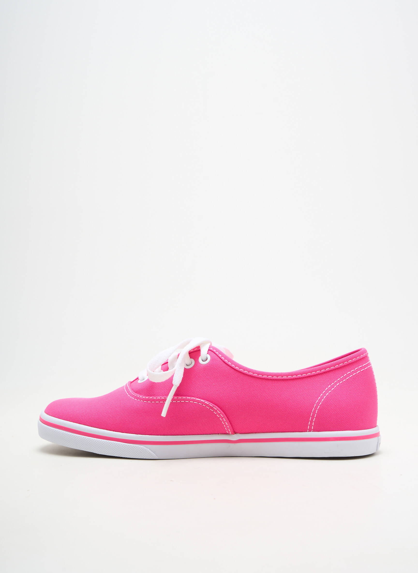 Adidași vârf rotund toc plat până la 3 cm roz VANS femeie