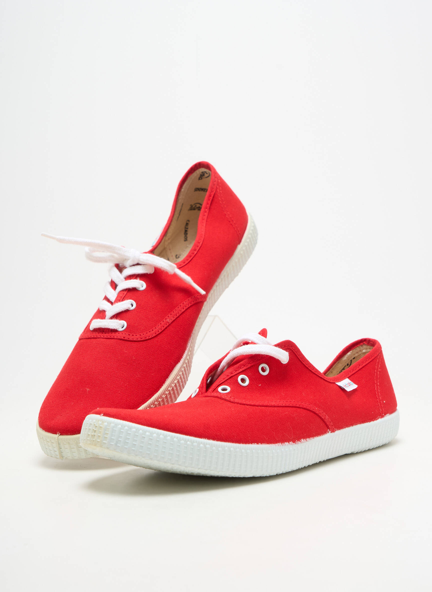 Adidași vârf rotund vârf rotund roșu VICTORIA unisex