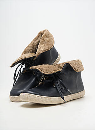 Adidași umplută vârf rotund negru VICTORIA unisex