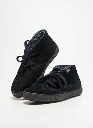 Adidași umplută vârf rotund negru VICTORIA unisex