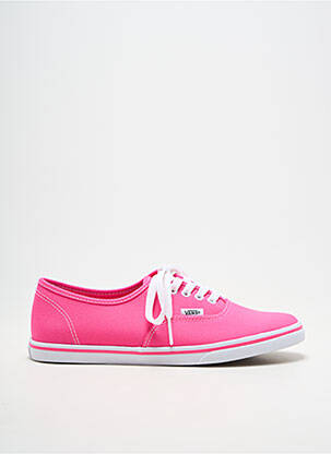Adidași vârf rotund toc plat până la 3 cm roz VANS femeie