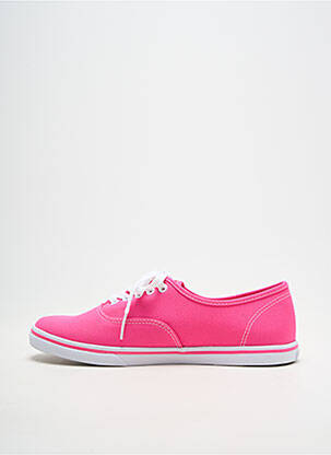 Adidași vârf rotund toc plat până la 3 cm roz VANS femeie