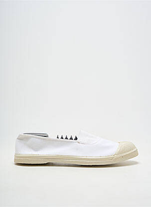 Slip-on-uri vârf rotund toc plat până la 3 cm alb BENSIMON femeie