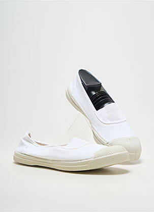 Slip-on-uri  toc plat până la 3 cm alb BENSIMON femeie