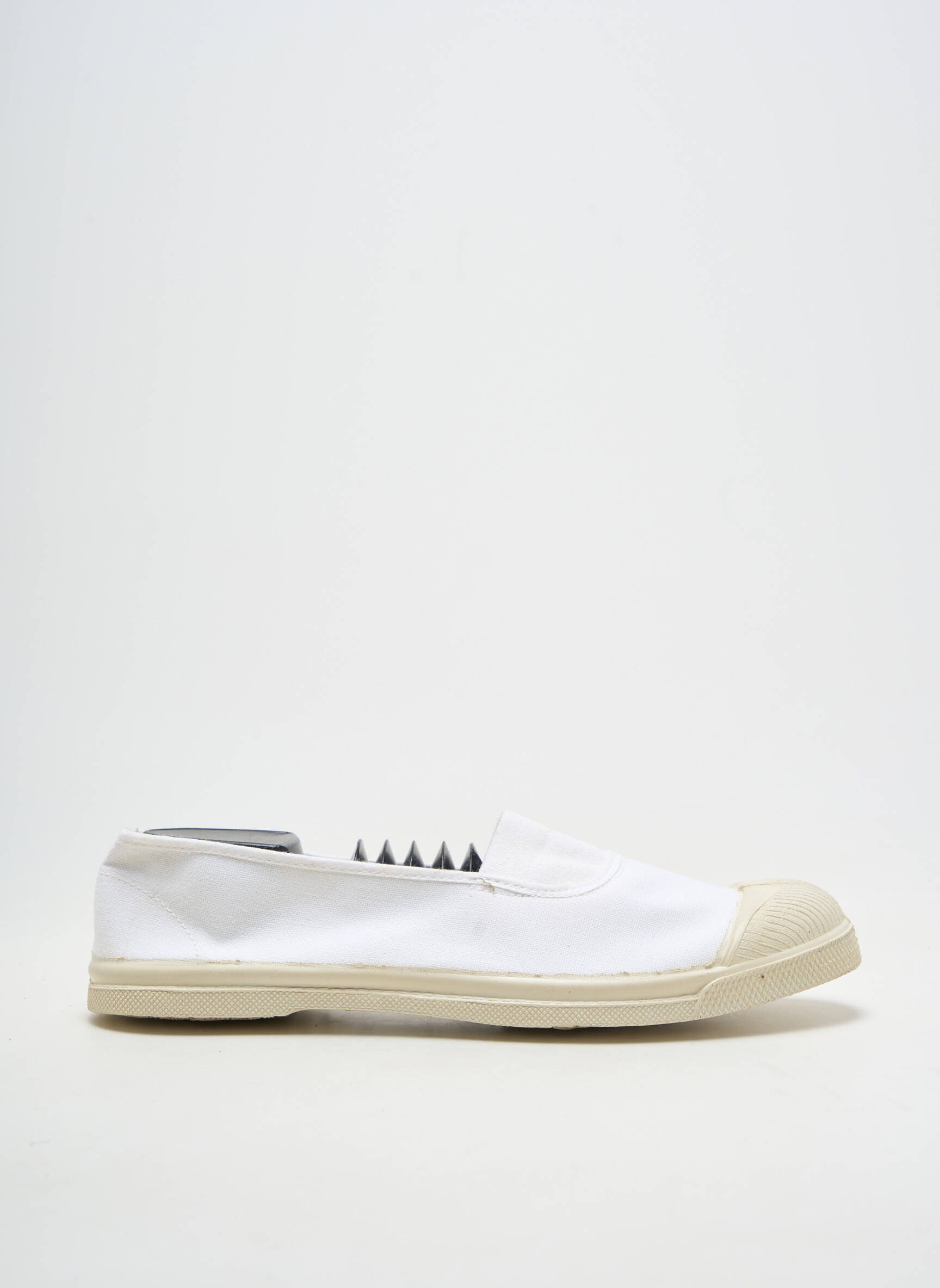 Slip-on-uri vârf rotund toc plat până la 3 cm alb BENSIMON femeie