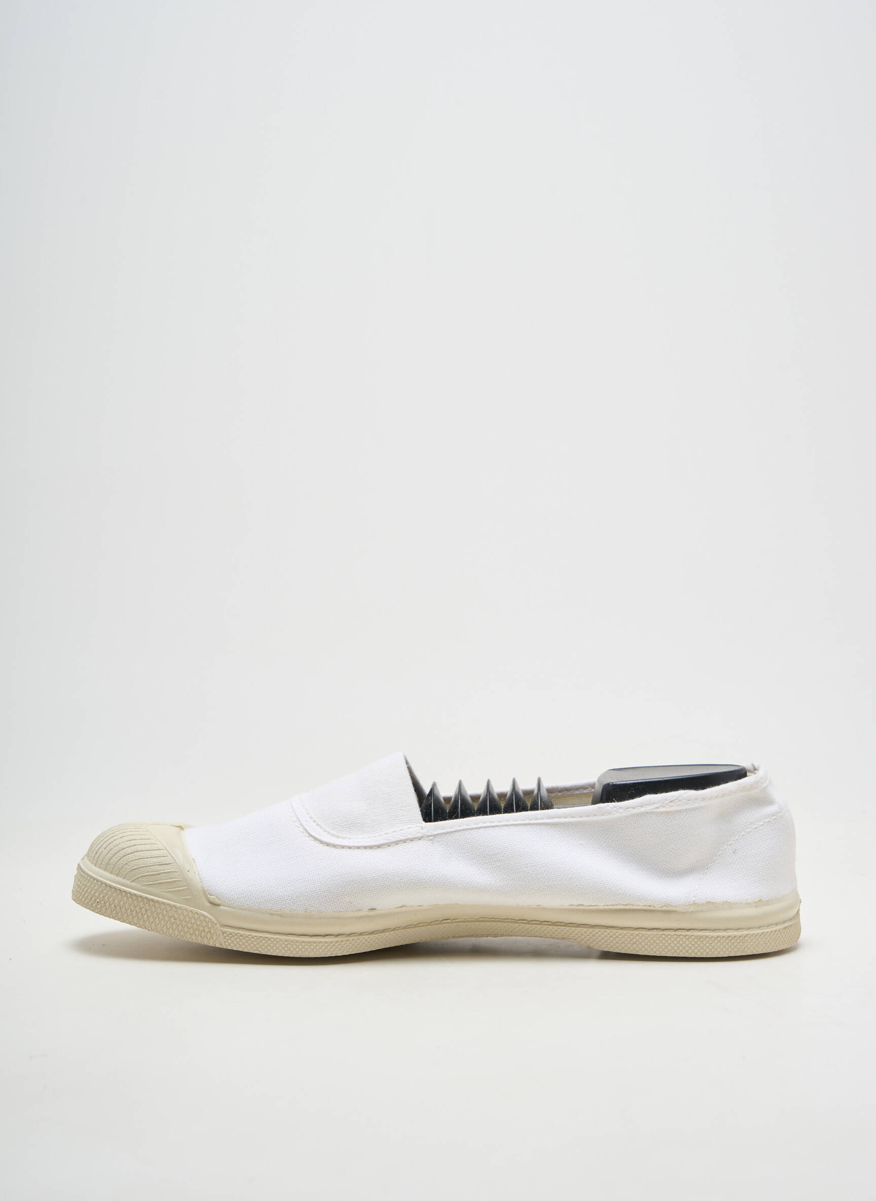 Slip-on-uri vârf rotund toc plat până la 3 cm alb BENSIMON femeie