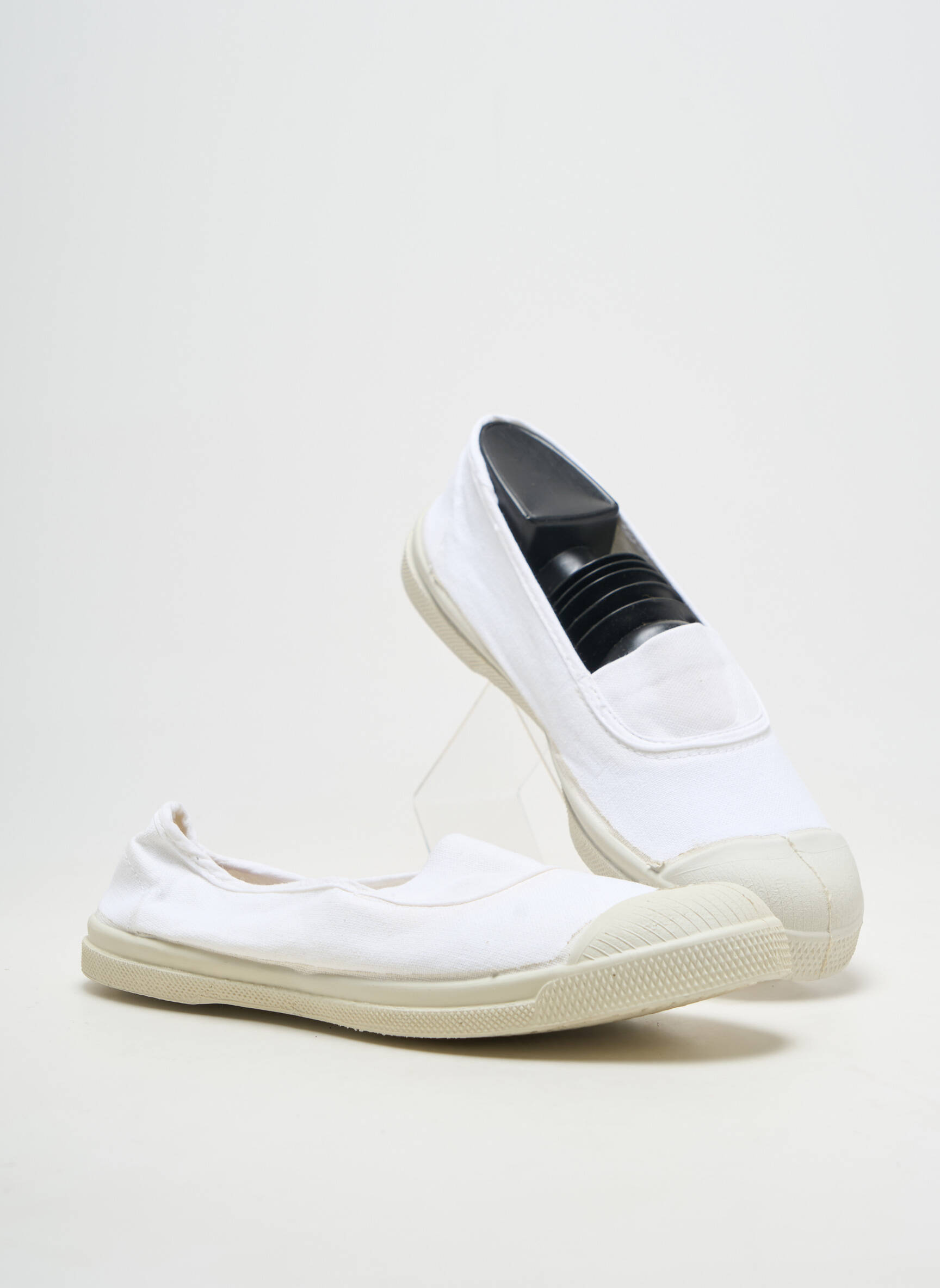 Slip-on-uri  toc plat până la 3 cm alb BENSIMON femeie