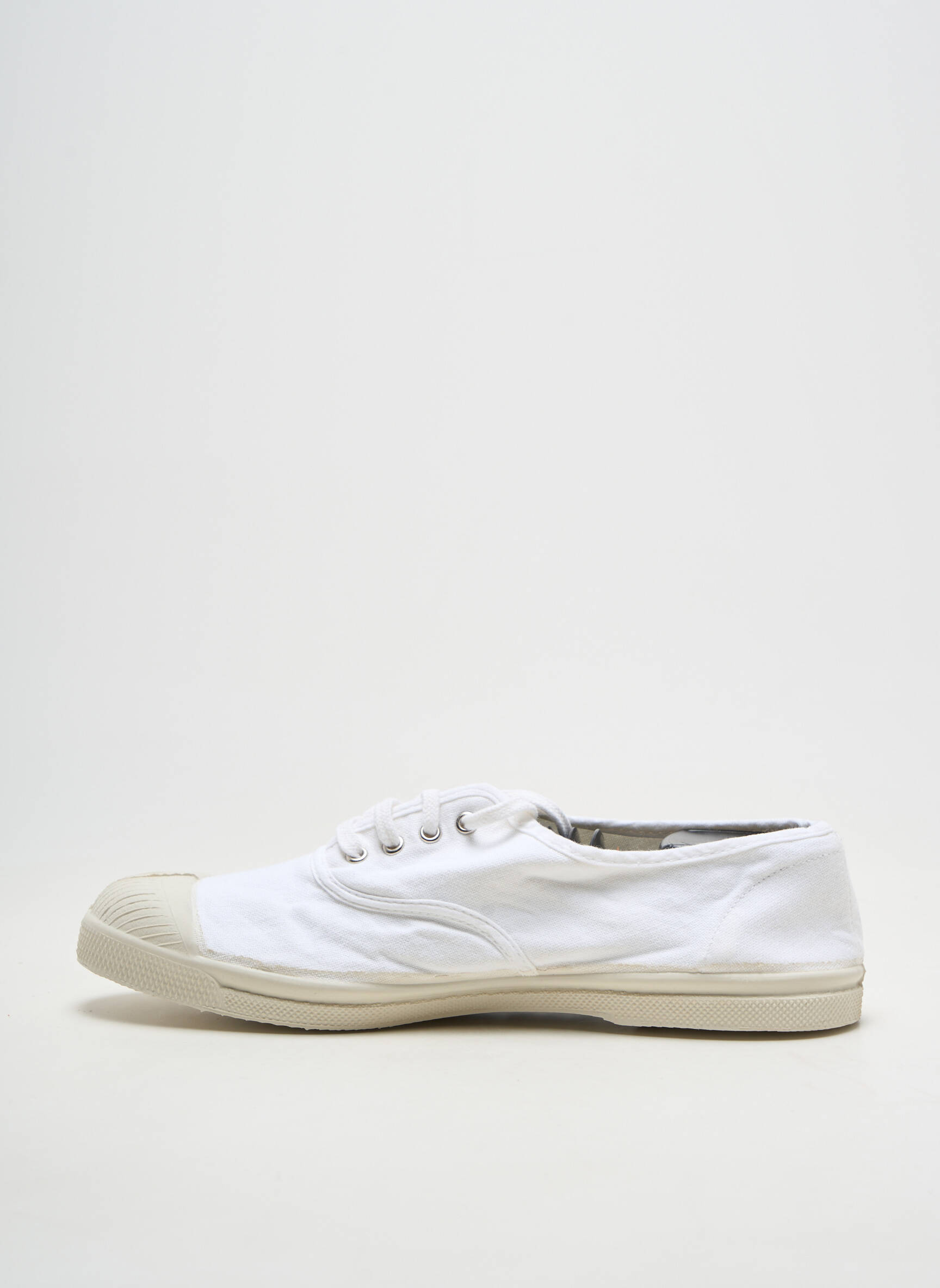 Slip-on-uri închidere cu șireturi toc plat până la 3 cm alb BENSIMON femeie