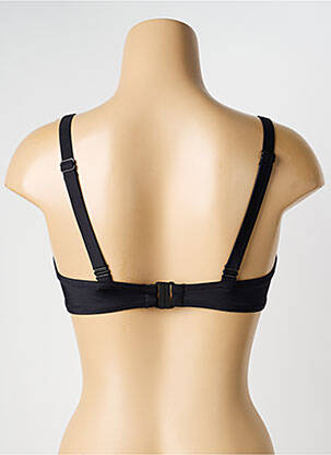 Sutien de costum de baie elasticitate sutien balconet cu decolteu înalt negru SANS COMPLEXE femeie