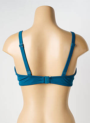 Sutien de costum de baie elasticitate sutien balconet cu decolteu înalt verde SANS COMPLEXE femeie