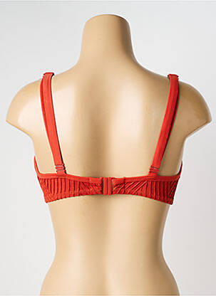 Sutien de costum de baie elasticitate top triunghiuri portocaliu SANS COMPLEXE femeie