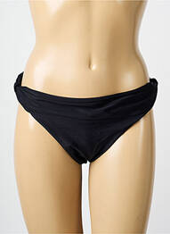 Chiloți de baie efect material satinat chiloți negru ESCORT femeie