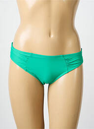 Chiloți de baie efect material satinat chiloți verde ESCORT femeie