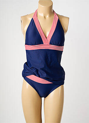 Tankini bretele elastice albastru SASSA femeie