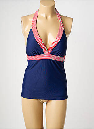 Top de baie elasticitate albastru SASSA femeie